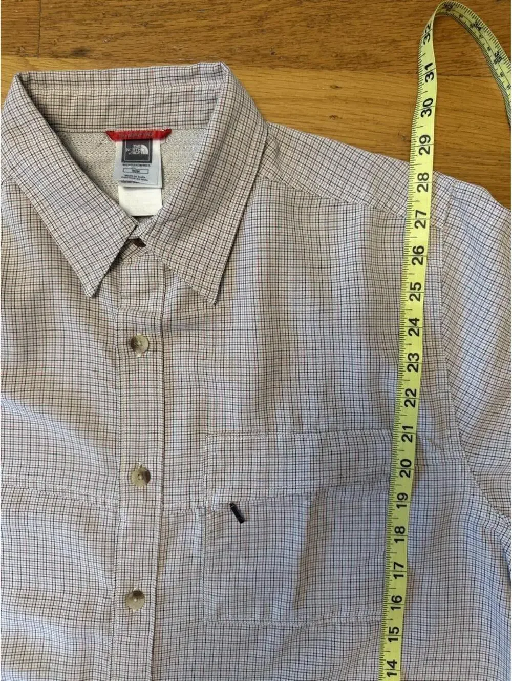 The North Face long-sleeve button-up sun shirt in size Medium